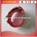 wedding souvenirs silicone bracelet / rubber pvc wristband / silicone